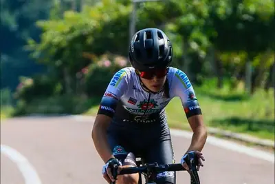 Sara Piffer con i colori del Team Mendelspeck