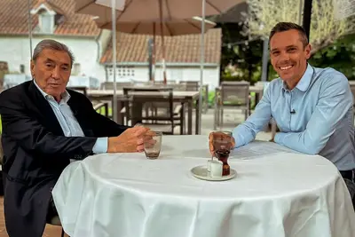 Eddy Merckx e Philippe Gilbert ©Philippe Gilbert via X