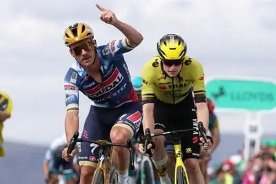 Remco Evenepoel vince la quinta tappa del Tour of Britain 2025 © CyclismActu / Tour of Britain