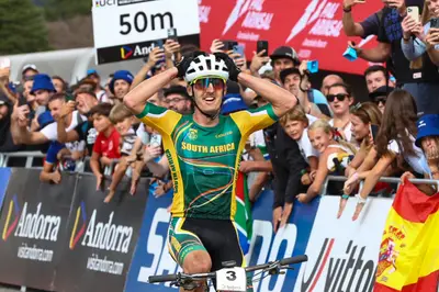 Alan Hatherly campione del mondo ©UCI MTB