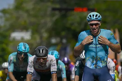 Gleb Syritsa vince la prima tappa del Tour de Langkawi © Astana Qazaqstan Team via X