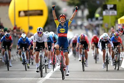 La vittoria di un anno fa di Elisa Balsamo © Lidl-Trek