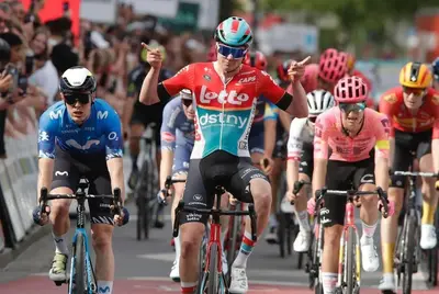 Maxim Van Gils vince la Eschborn-Frankfurt 2024 ©Maxim Van Gils via IG