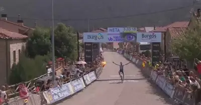 Caruso vince la quarta tappa della Vuelta a Burgos 2025 ©Vuelta a Burgos