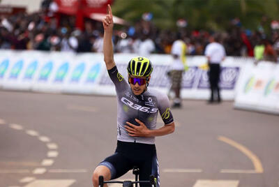Matteo Badilatti vincitore della tappa di Gicumbi al Tour du Rwanda 2023 © Tour du Rwanda