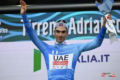 Juan Ayuso alla Tirreno 2024 © UAE Emirates-SprintCycling