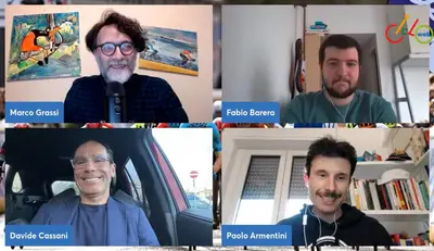 Davide Cassani ospite della prima puntata di Riunione Tecnica