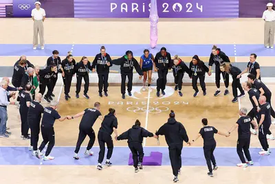 Le pallavoliste azzurre oro olimpico a Parigi 2024 © CONI
