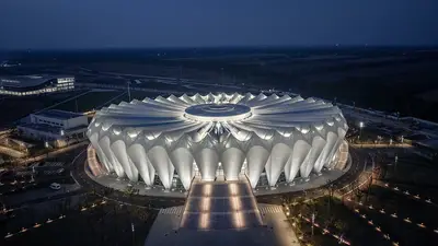 Lo Shanghai Velodrome, sede dei mondiali su pista 2026 ©Octopus Architecture