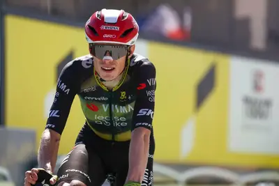 Jonas Vingegaard, sull'arrivo del Mont Ventoux © X Visma | Lease a Bike