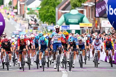 Biniam Girmay vince la prima tappa del Baloise Belgium Tour ©Biniam Girmay via IG