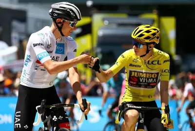 Tadej Pogacar e Jonas Vingegaard allo scorso Tour de France © Getty Images