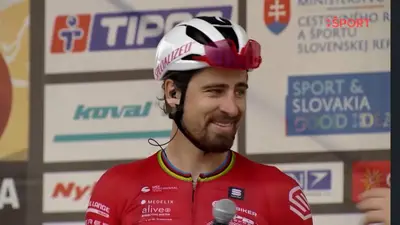 Peter Sagan alla partenza della sua ultima corsa da professionista © Pierre Baguette via X