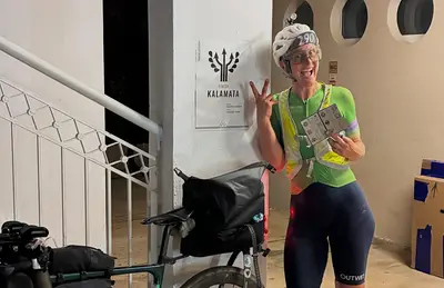 L’arrivo della Transcontinental 2026 © Sarah Cinquini via Facebook