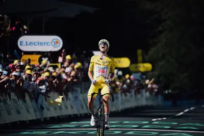 Tadej Pogačar vince a Le Lioran ©Tour de France