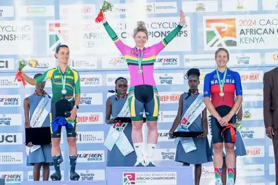 Lucy Young oro nella cronometro individuale ai Campionati Africani