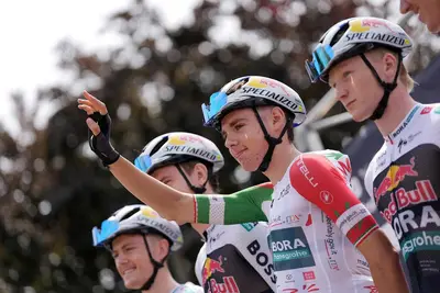 Lorenzo Finn al suo primo Giro Next Gen ©LaPresse