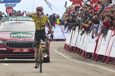 Jonas Vingegaard vince a Valdezcaray nell'ultima Vuelta a España ©AP