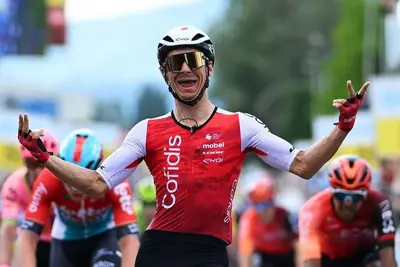 Bryan Coqard vince la seconda tappa del Tour de Suisse ©Getty Sport
