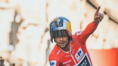 Primož Roglič, vincitore dell'ultima Vuelta a España © La Vuelta via X