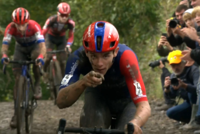 Thibau Nys vince sul Koppenberg e lancia la sfida per l'Europeo di domenica ©Cyclocross24-Eurosport