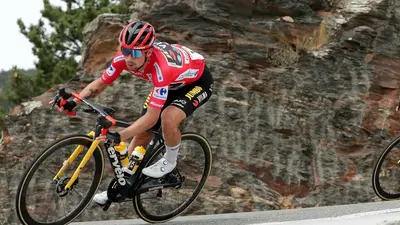 Primož Roglič alla Vuelta 2021 via Eurosport