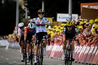 Kim Le Court vince a Guéret ©Tour de France Femmes avec Zwift