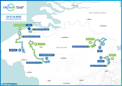 La planimetria del Renewi Tour 2023