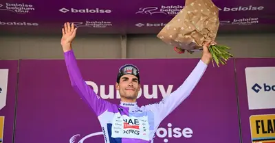 Filippo Baroncini vince il Baloise Belgium Tour ©Team UAE-Emirates XRG