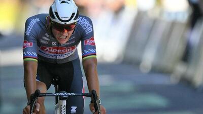 Mathieu van der Poel finisce terzo nell'undicesima tappa del Tour de France 2025 ©ANP/HH
