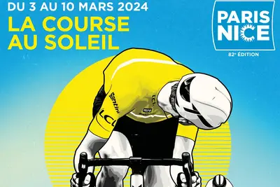 La locandina della Parigi-Nizza, al via domani
