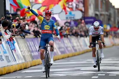 Mads Pedersen, qui vincente all'ultima Gent-Wevelgem, ha definito il programma per la primavera del 2025 © Lidl-Trek