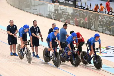 Il quartetto azzurro ai Mondiali Juniores 2024 ©Comune di Canossa via Fb