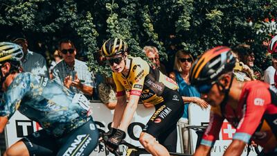 Jonas Vingegaard impegnato in una tappa della Vuelta 2023 © Jumbo-Visma