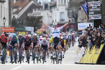 Tim Merlier vince la prima tappa della Paris-Nice ©Soudal Quick-Step (GettySport)