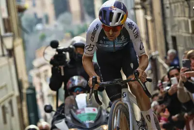 Thomas Pidcock, qui alla Strade Bianche 2025 © Q36.5 Pro Cycling Team