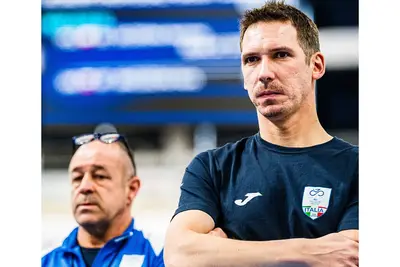 Marco Villa e Diego Bragato, tecnici della nazionale femminile su pista, agli ultimi Europei su Pista ©FCI