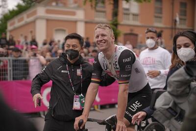 Pascal Ackermann dopo la vittoria di Tortona © Giro d'Italia