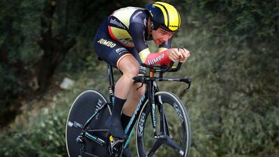 Victor Campenaerts, qui con la maglia della LottoNL-Jumbo © Lazer Pro Cycling