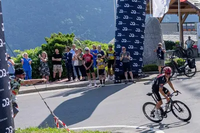 Julian Alaphilppe nella quinta tappa del Tour de Suisse 2025 ©Buchli Fotografie / Sam Buchli per Tour de Suisse
