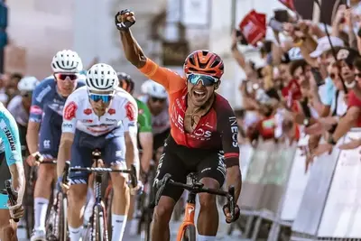 Brandon Rivera vince la seconda tappa del Tour of Austria 2024 ©cyclismeactu2024 via IG