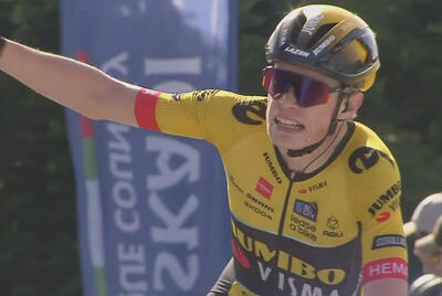 Jonas Vingegaard primo ad Amasa-Villabona, Giro dei Paesi Baschi