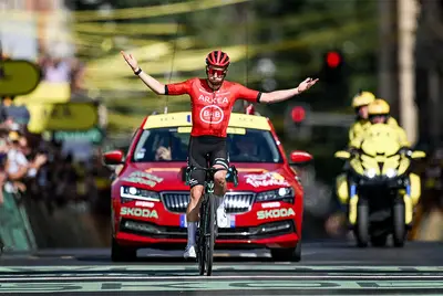 Kévin Vauquelin, vincitore della tappa di Bologna © Tour de France