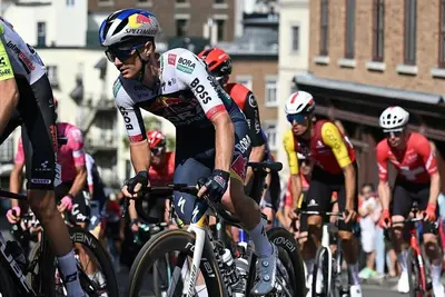 Anton Palzer in maglia Red Bull - BORA - hansgrohe al Grand Prix Cycliste de Québec di quest'anno ©Anton Palzer via IG