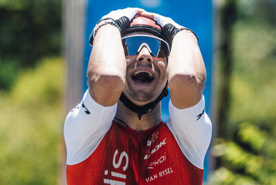 Bryan Coquard all'arrivo di Willunga © Tour Down Under