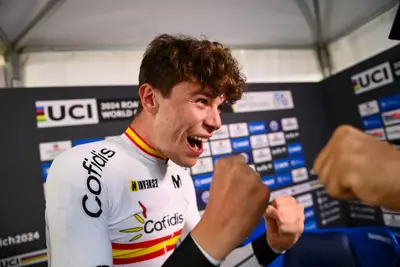 Iván Romeo è il campione del mondo under 23 a cronometro in carica © UCI Cycling
