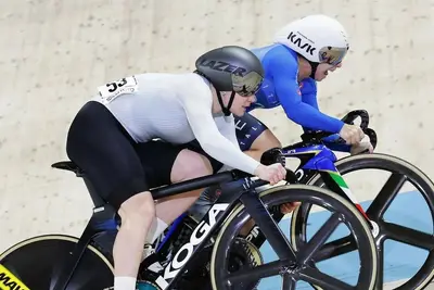 Miriam Vece durante la Nations Cup 2025 ©swpix_cycling