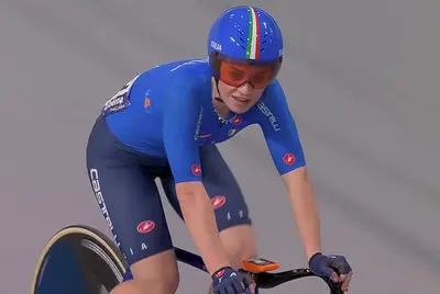 Letizia Paternoster sull'anello di Apeldoorn