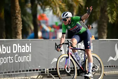 Terza vittoria in questo UAE Tour per Tim Merlier ©Soudal Quick-Step