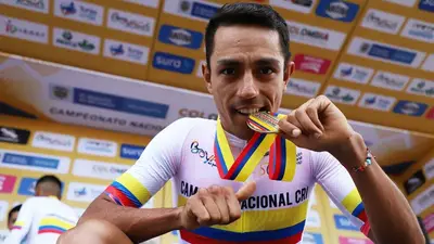 Dani Martinez rappresenterà la Colombia a Parigi 2024 © Federacion Colombiana de Ciclismo